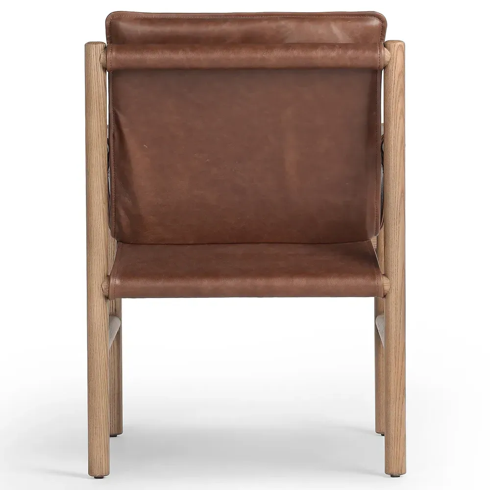 Sorrel Dining Arm Chair - Brown, Ash