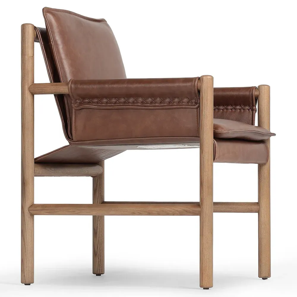 Sorrel Dining Arm Chair - Brown, Ash