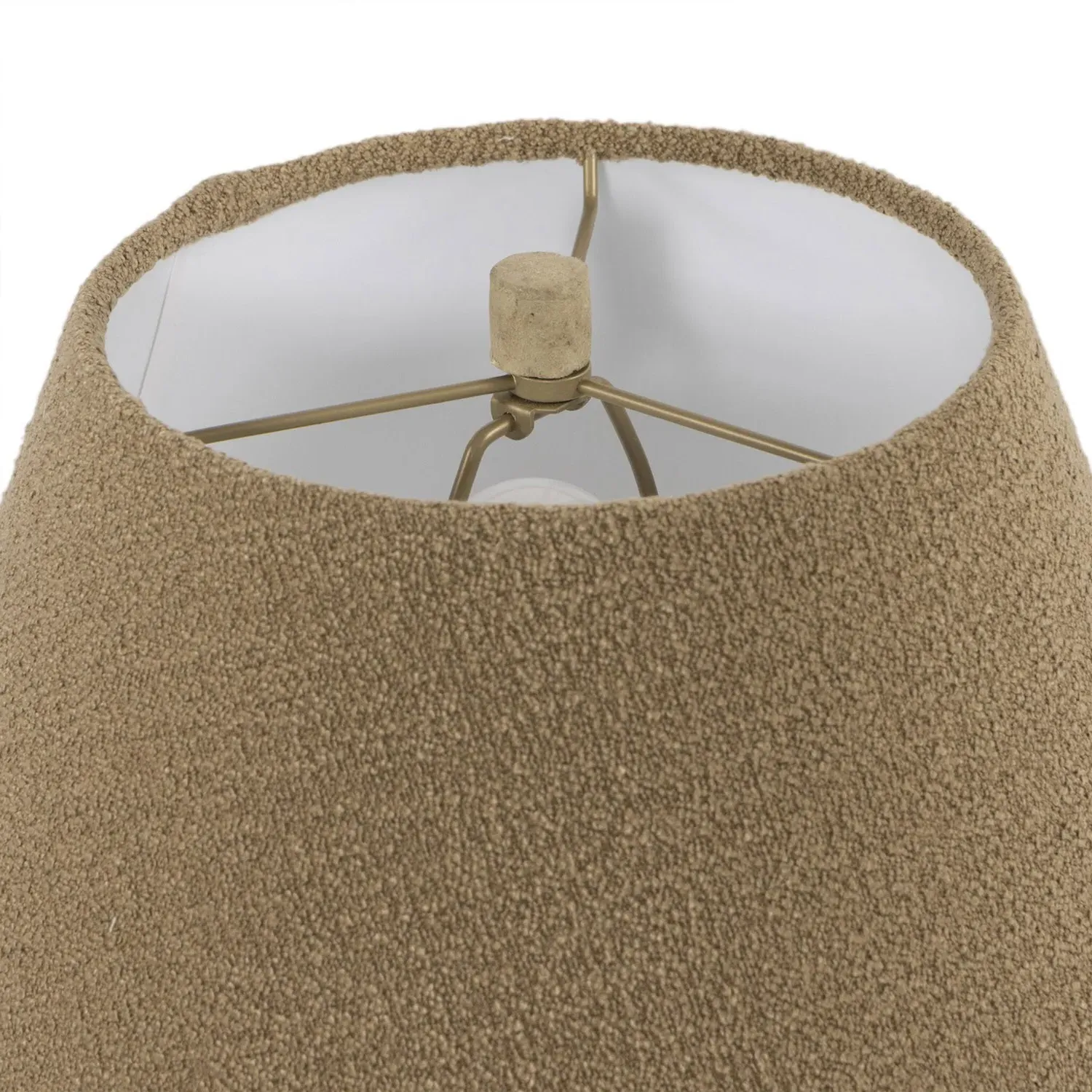 Sorrento Table Lamp - Taupe, Paper Mache