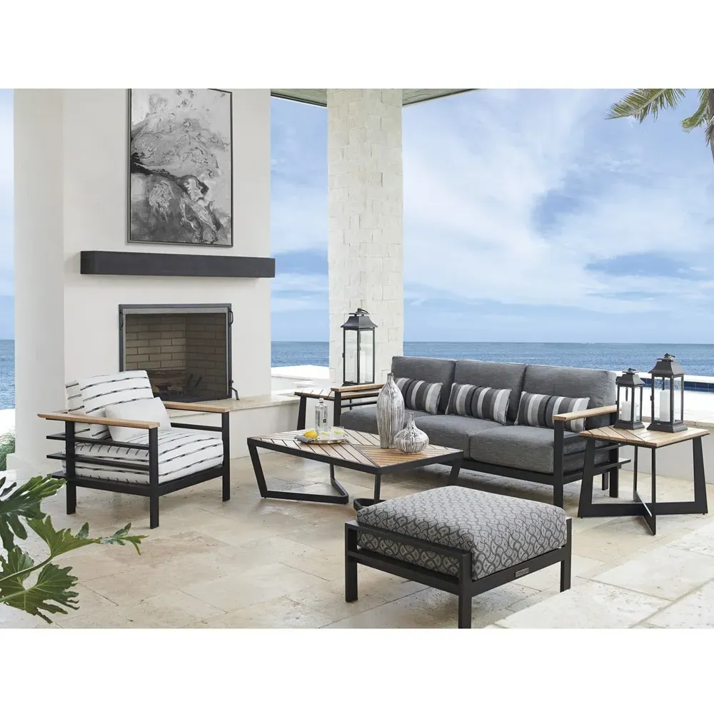 South Beach Outdoor Coffee Table - Brown, Teak