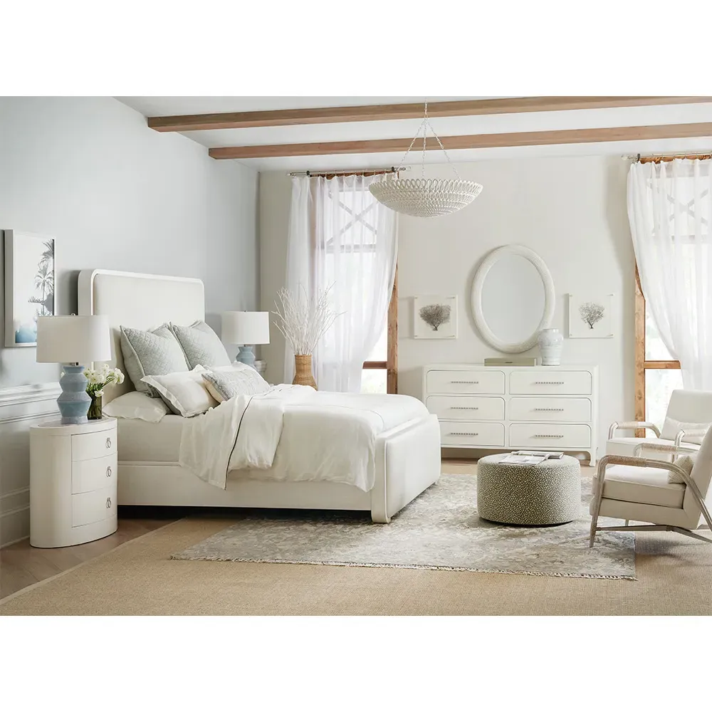 Spencer 6 Drawer Double Dresser - White, Wood