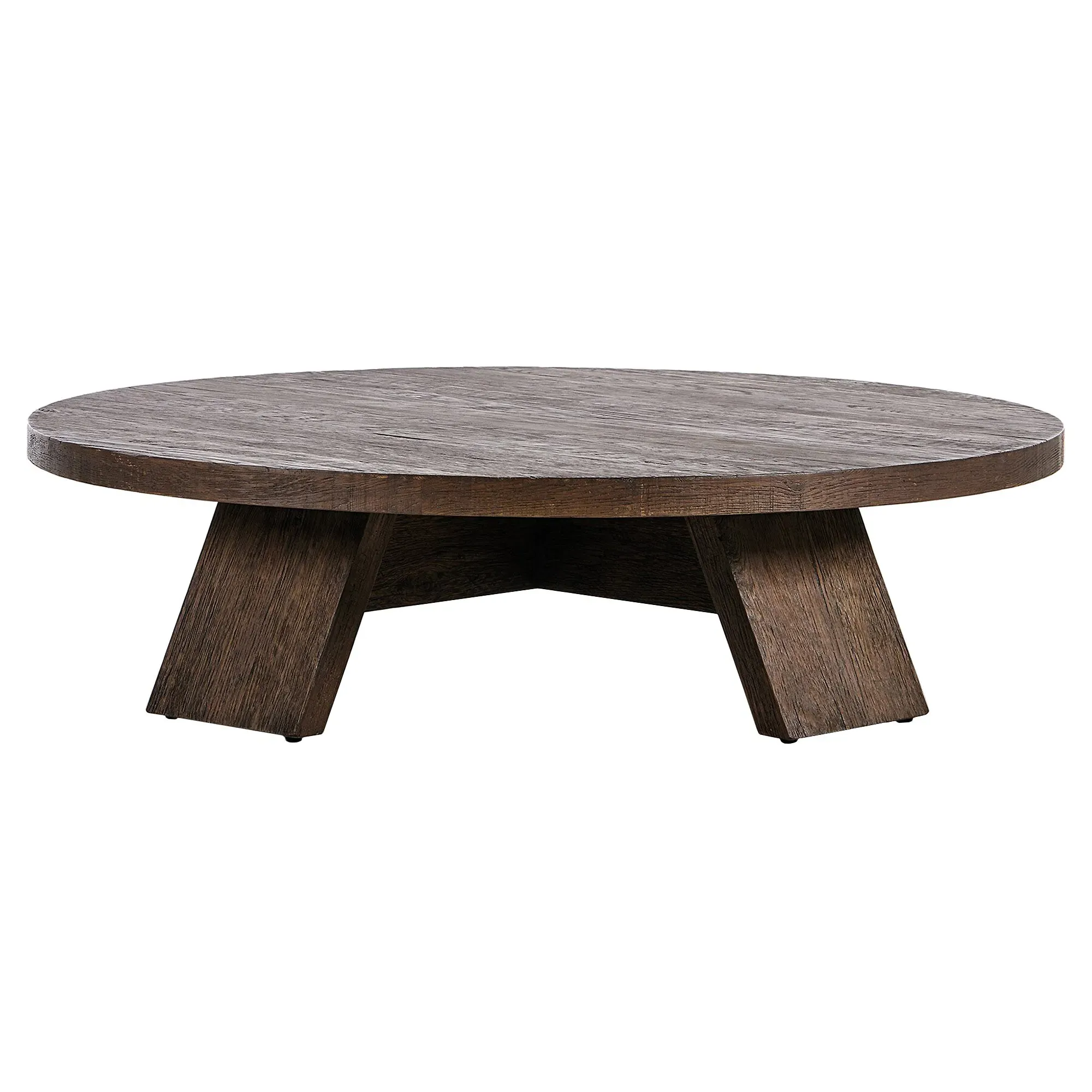 Spice Round Coffee Table - Dark Oak image