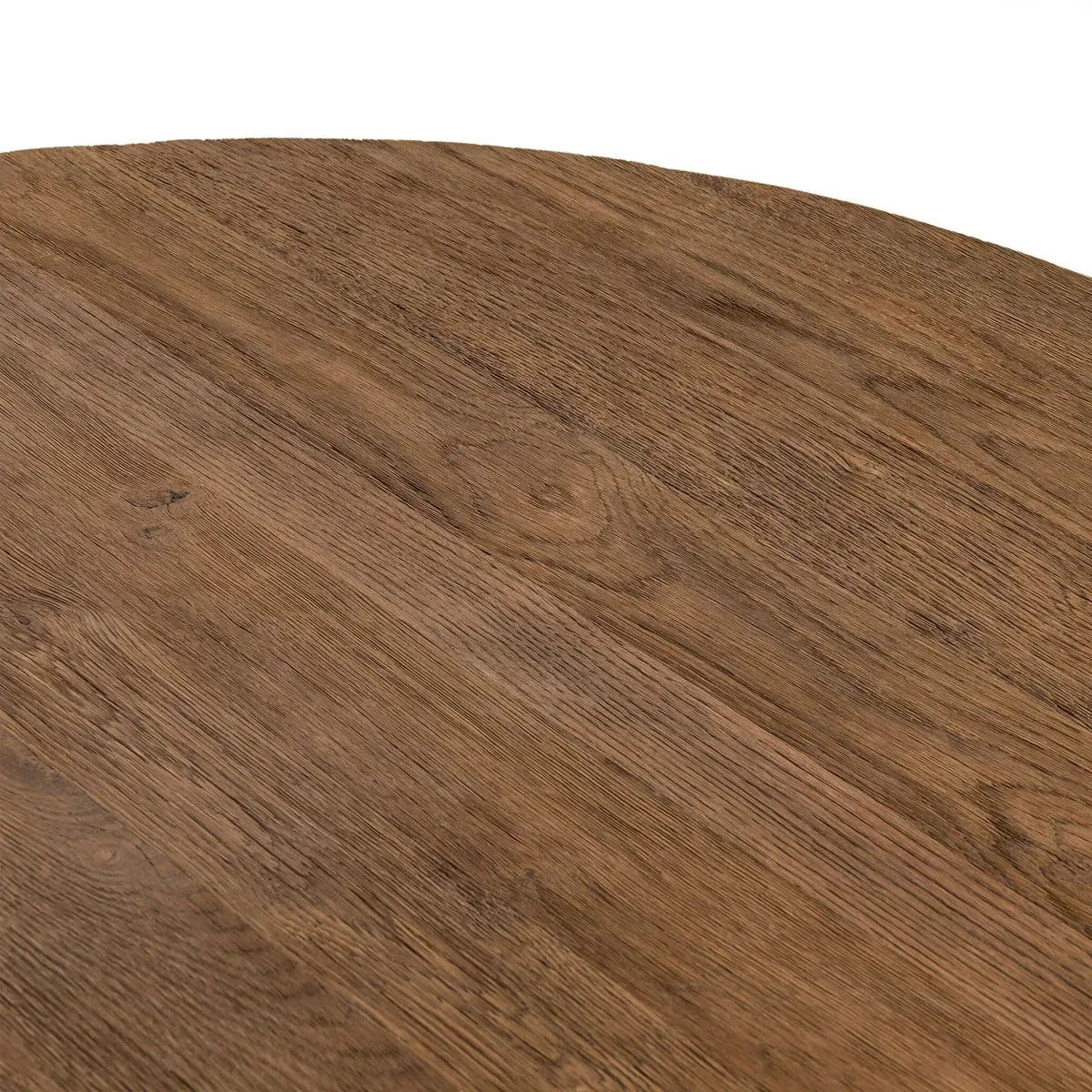 Spice Round Coffee Table - Washed Oak