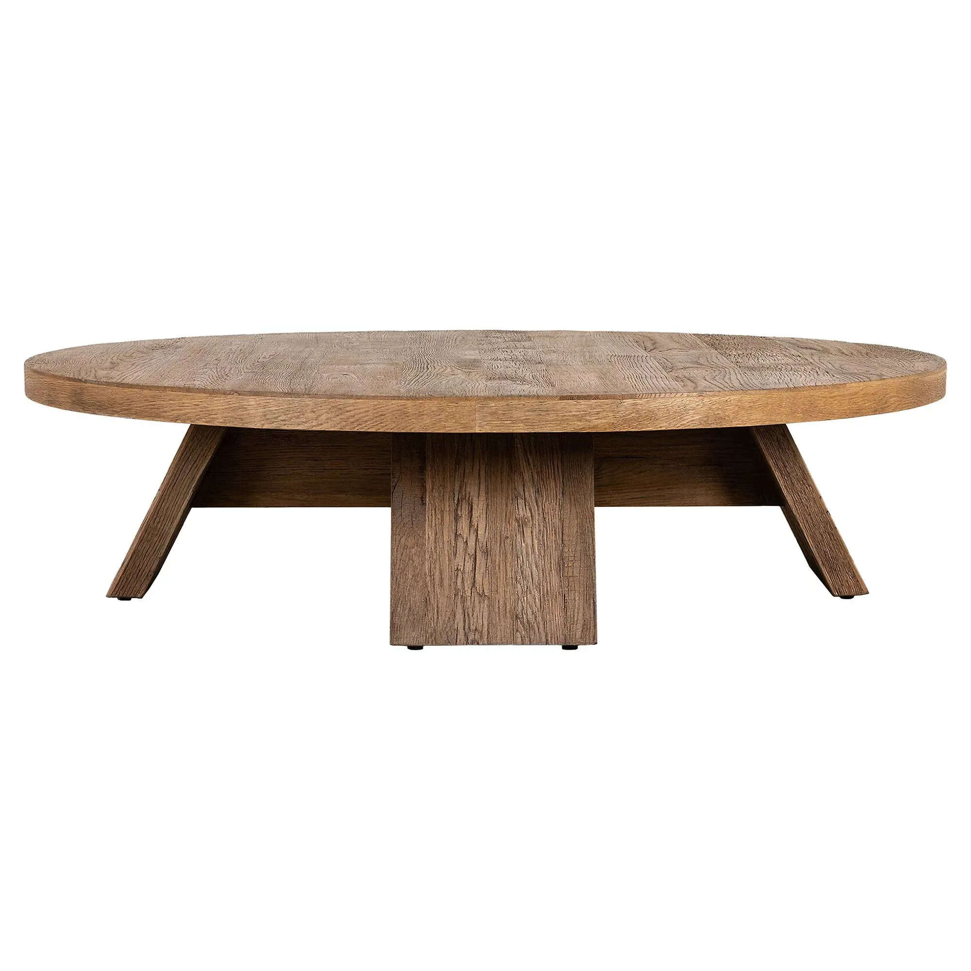Spice Round Coffee Table - Washed Oak image