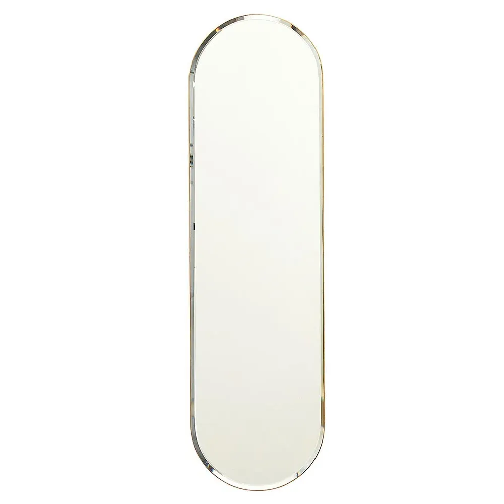 Stacia Medium Wall Mirror - Gold, Metal