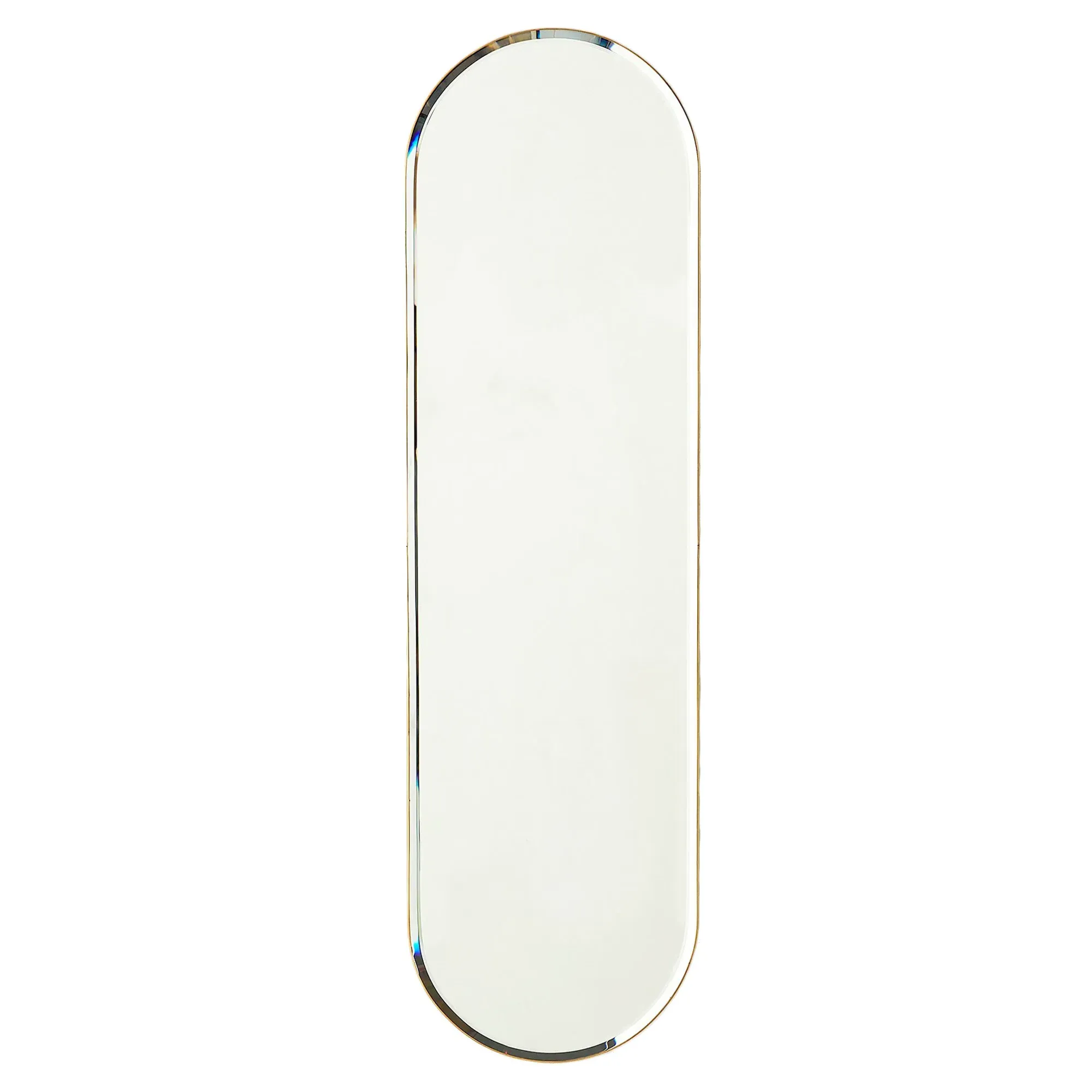 Stacia Medium Wall Mirror - Gold, Metal
