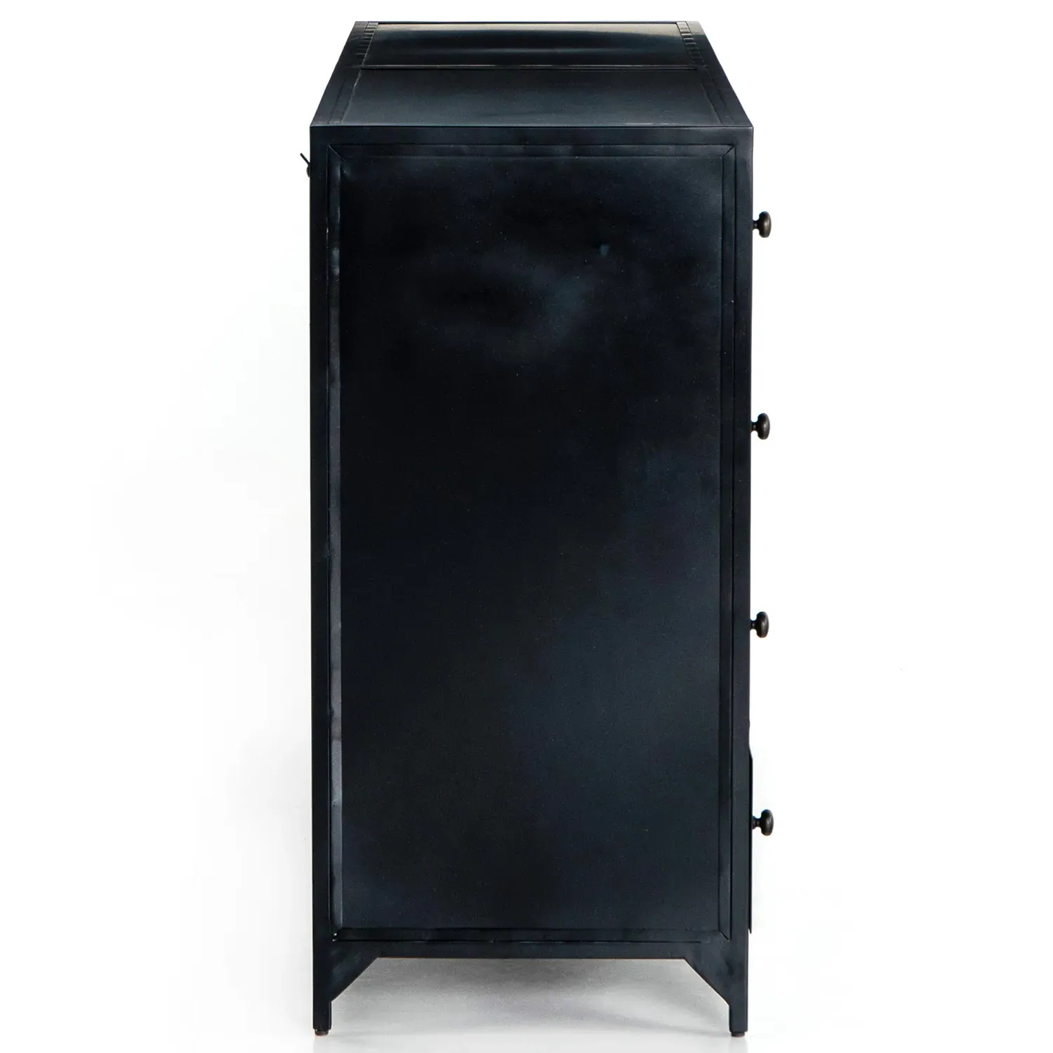 Stancil 8 Drawer Double Dresser - Black, Iron