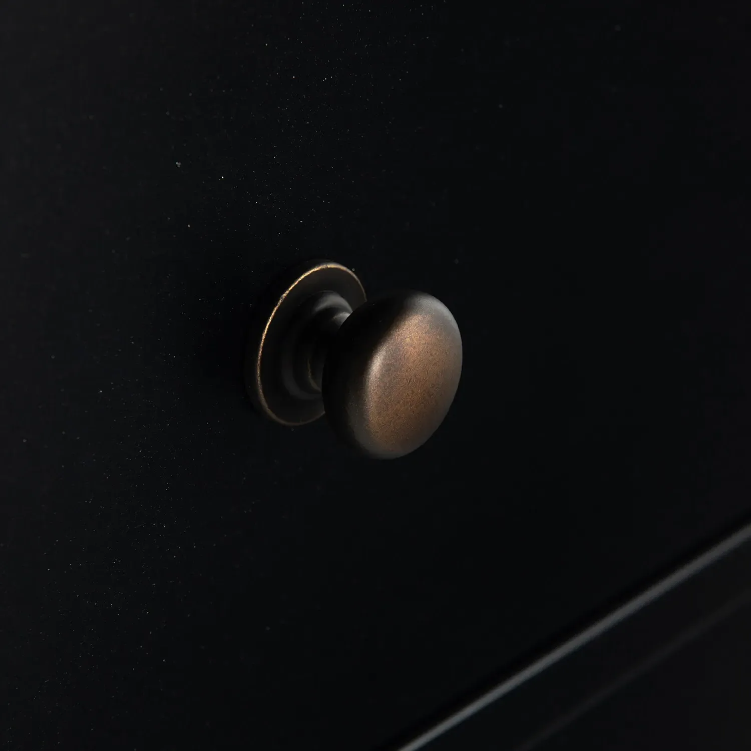 Stancil 8 Drawer Double Dresser - Black, Iron