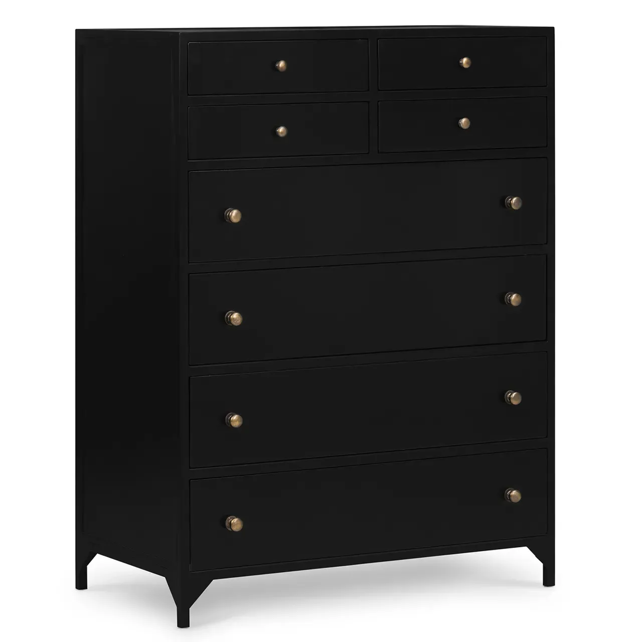 Stancil Tall Dresser - Black, Iron
