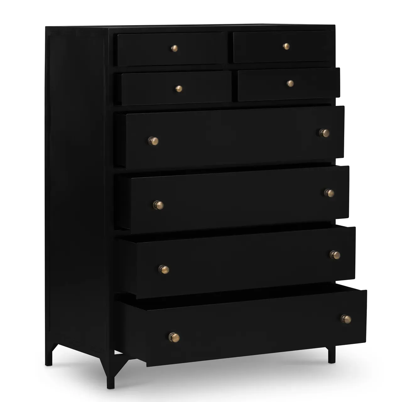 Stancil Tall Dresser - Black, Iron