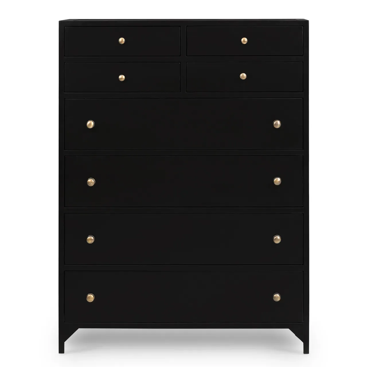 Stancil Tall Dresser - Black, Iron image