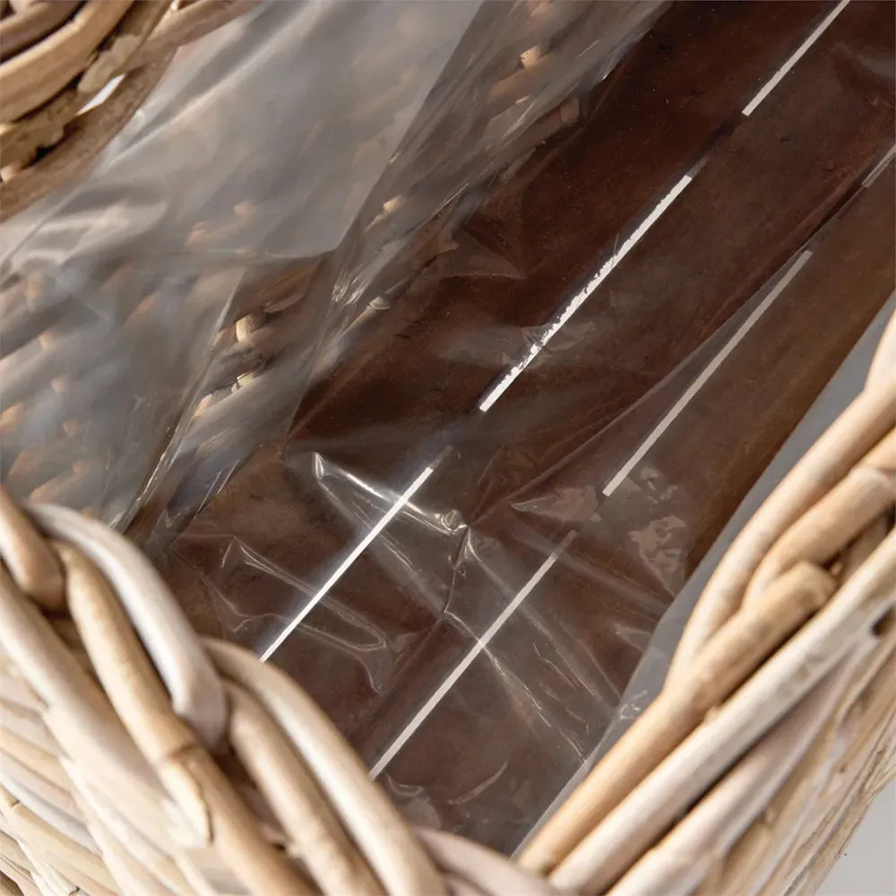 Stella Rectangular Planter Box Set of 3 - Grey, Rattan