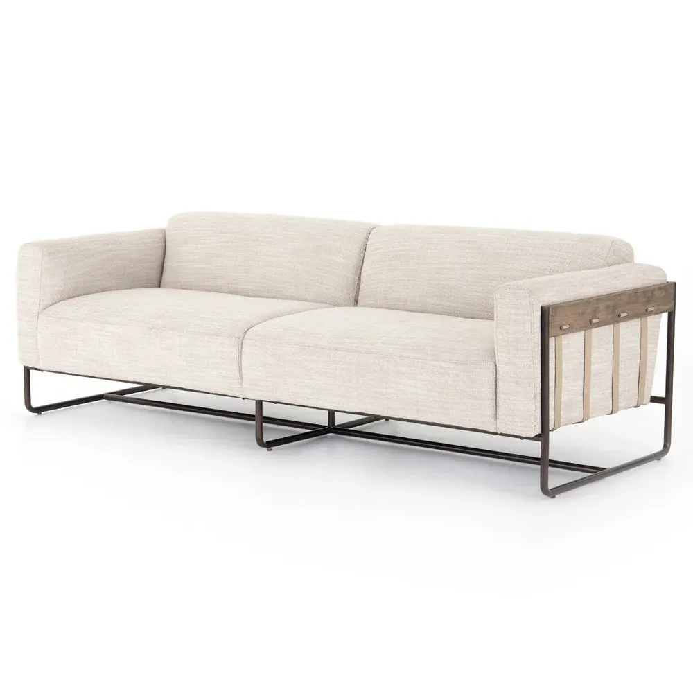 Stella Sofa - Beige, Iron
