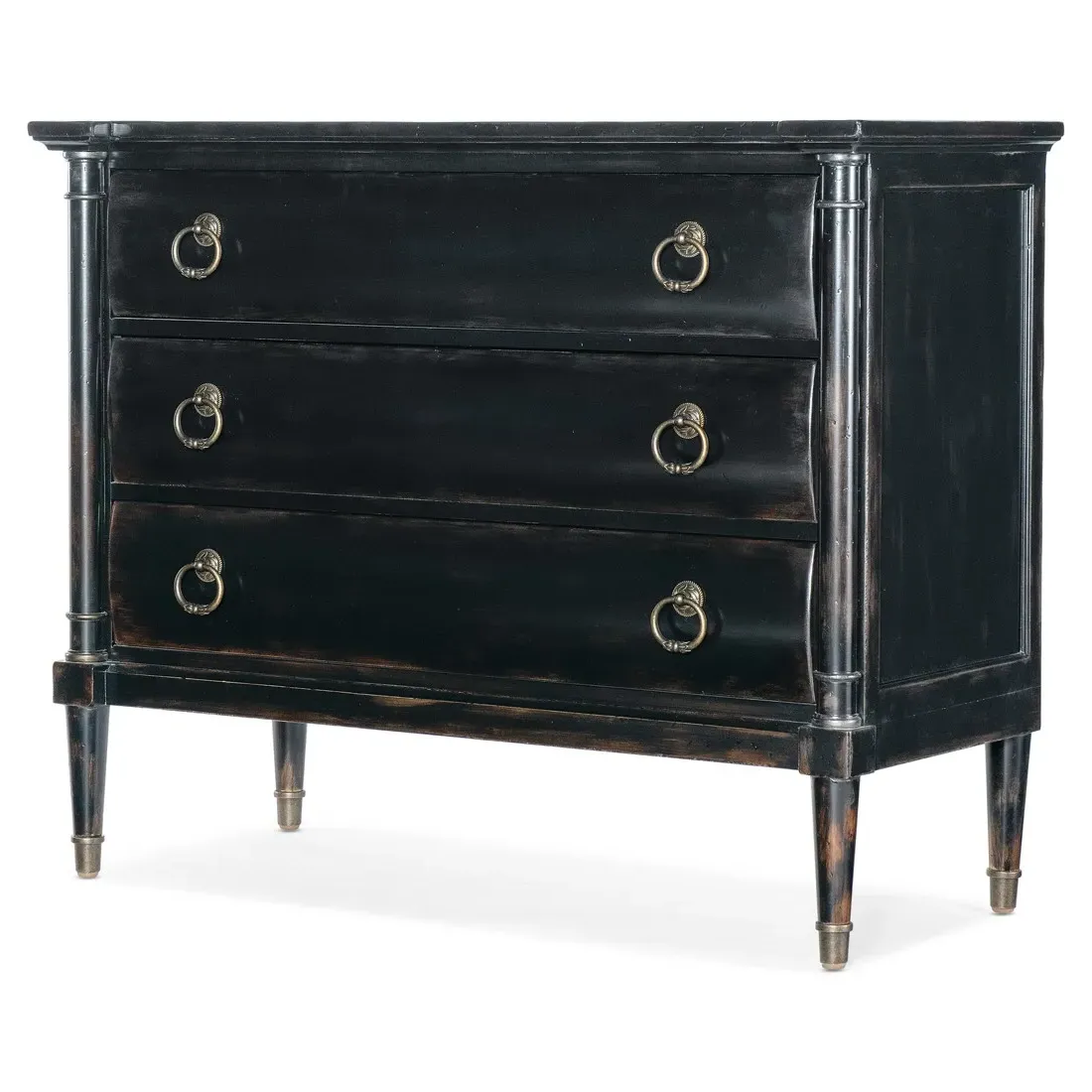 Steph Bachelor Chest - Black, Wood