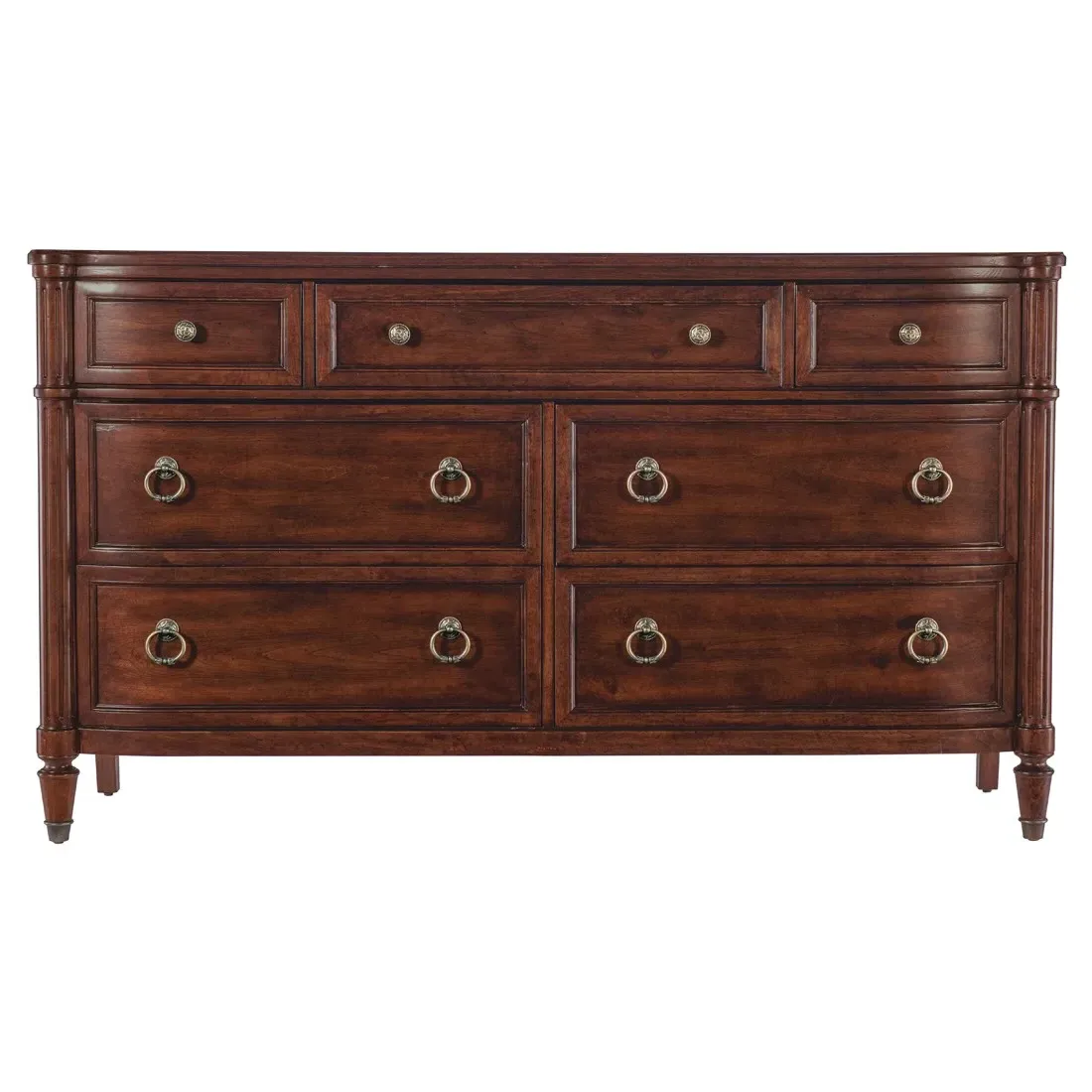 Steph Double Dresser - Cherry Brown, Cherry Wood