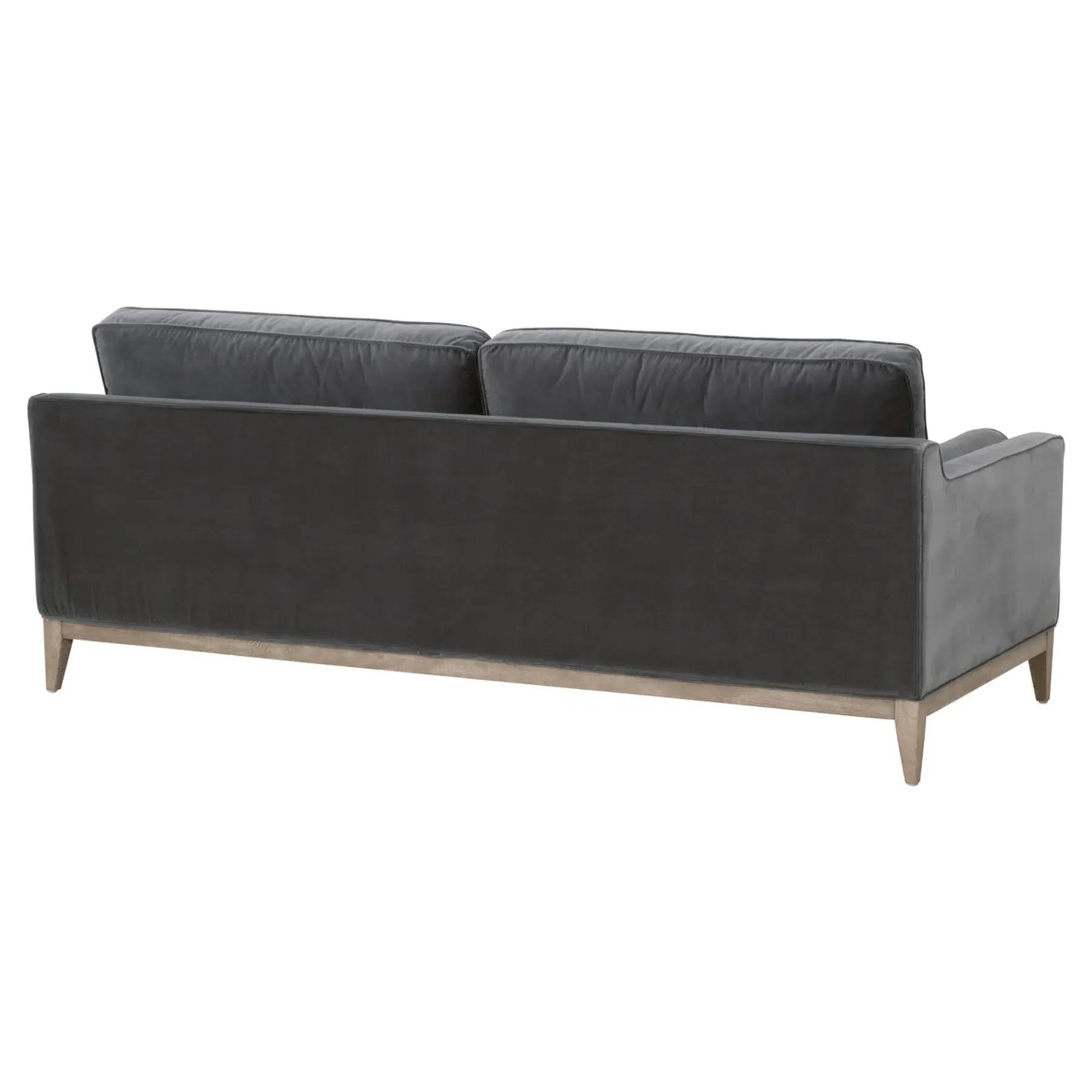 Stephanie 87" Sofa - Grey, Oak