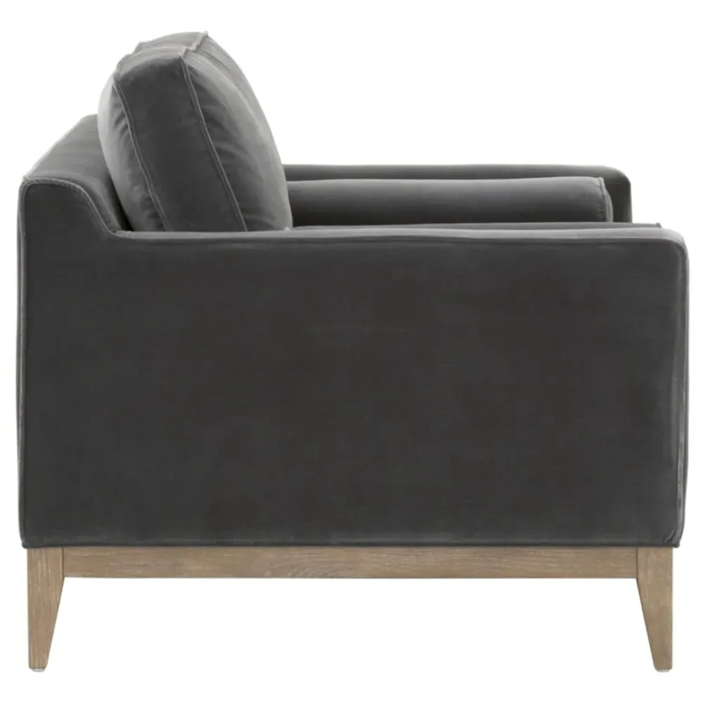 Stephanie Occasional Chair - Grey, Oak