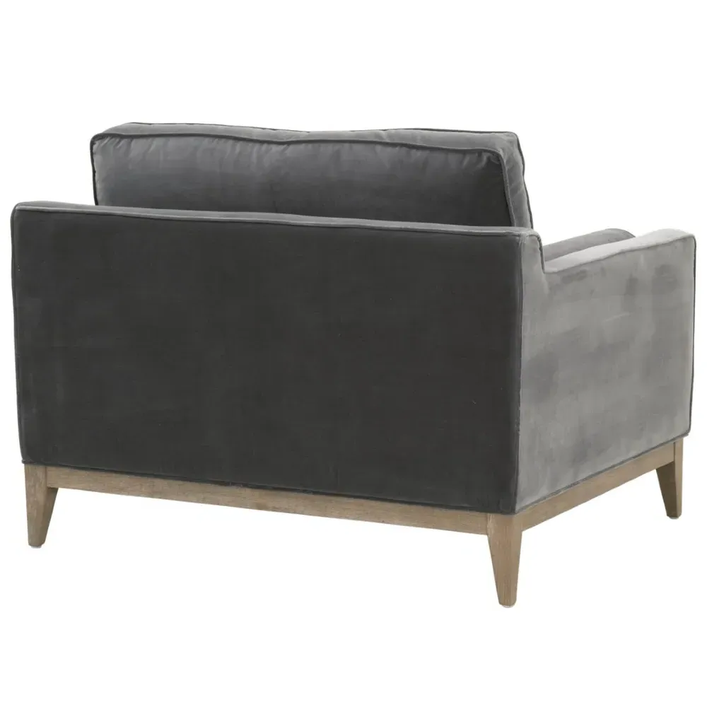 Stephanie Occasional Chair - Grey, Oak