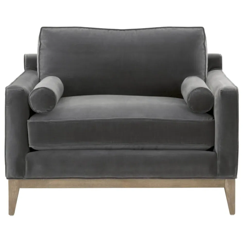 Stephanie Occasional Chair - Grey, Oak image