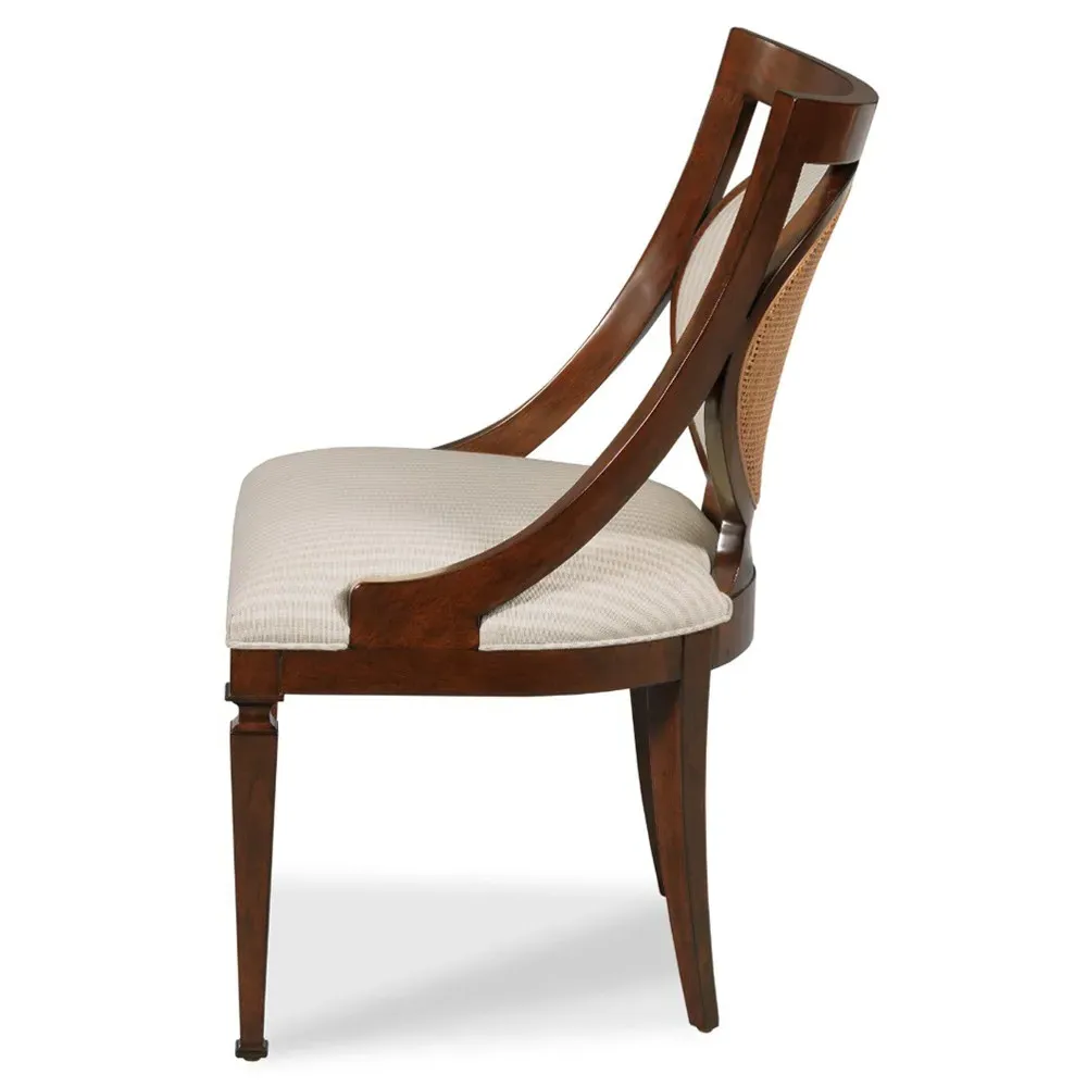 Stephen French Country Dining Chair - Brown, Wood