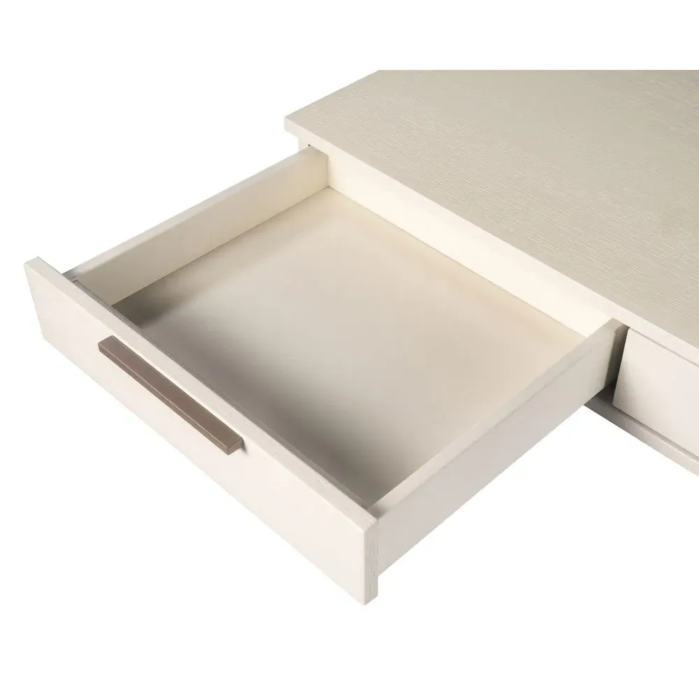 Stephenson Desk - Cream, Oak Wood