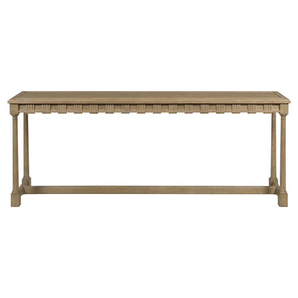Stetson Rectangular Console Table - Vintage Brown, Oak image