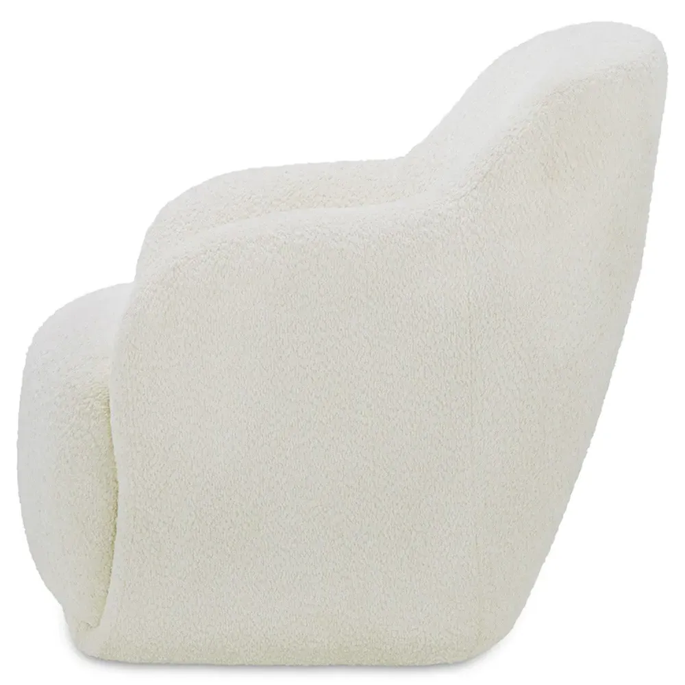 Steven Arm Chair - Cream Textured