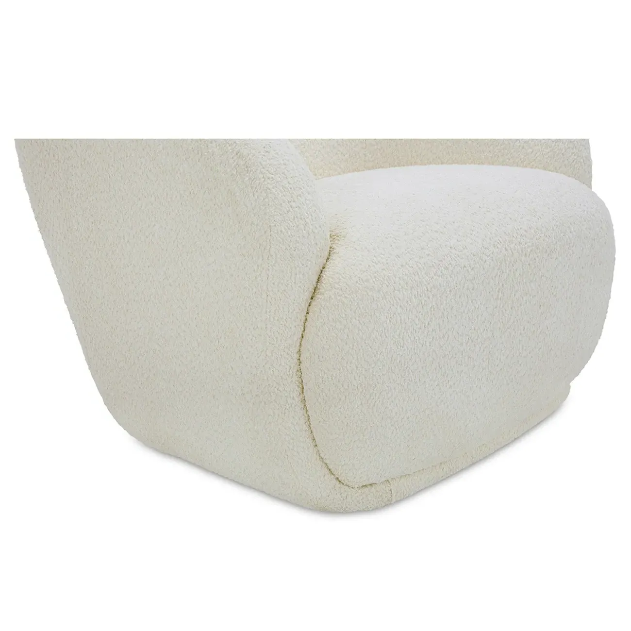 Steven Arm Chair - Cream Textured
