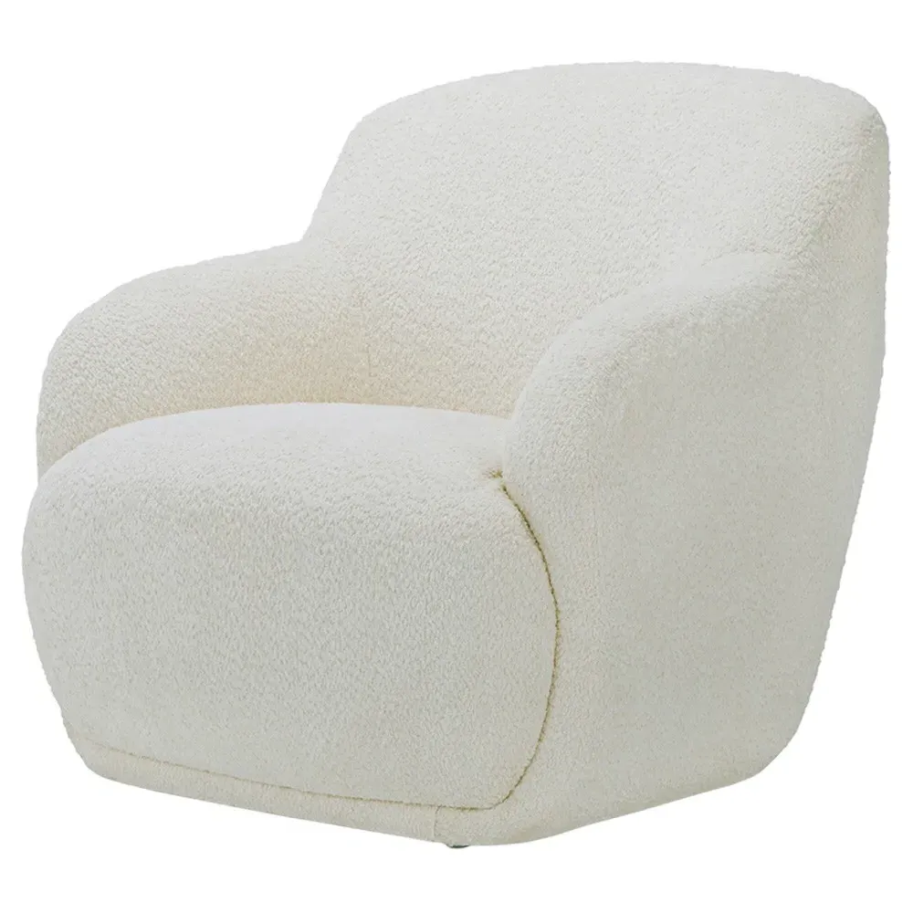 Steven Arm Chair - Cream Textured image