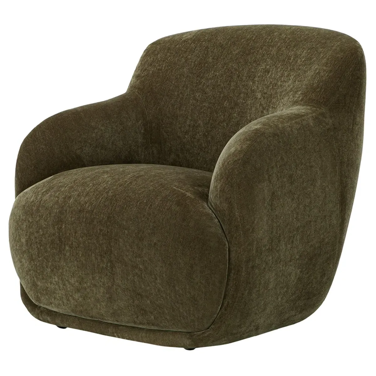Steven Arm Chair - Olive Green, Velvet image