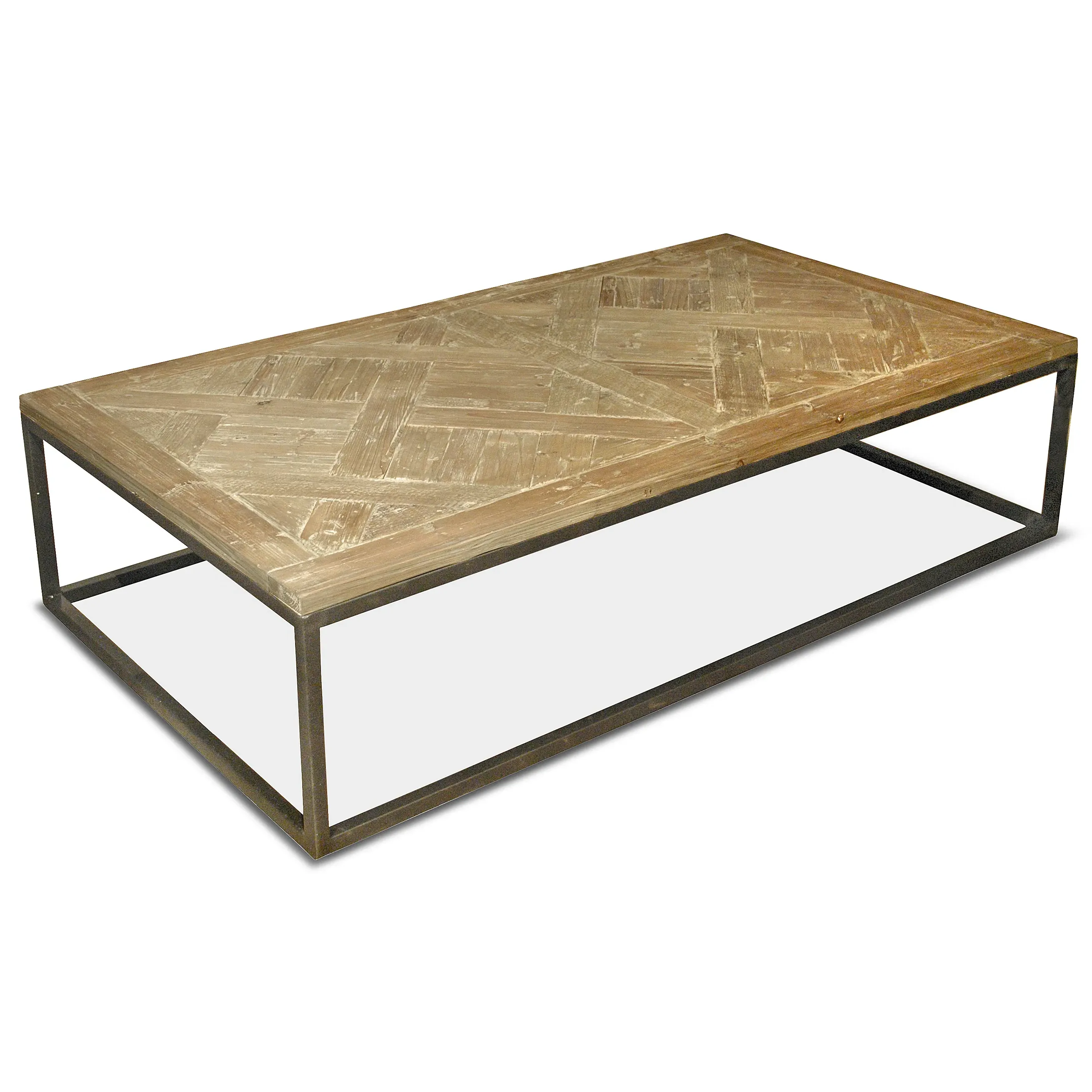 Stevenson Rectangular Coffee Table - White Wash, Reclaimed Pine image