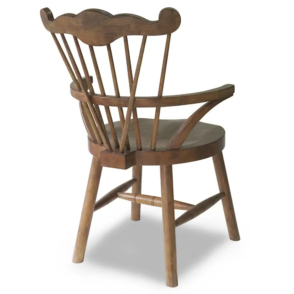 Storybook Windsor Dining Arm Chair - Brown, Wood