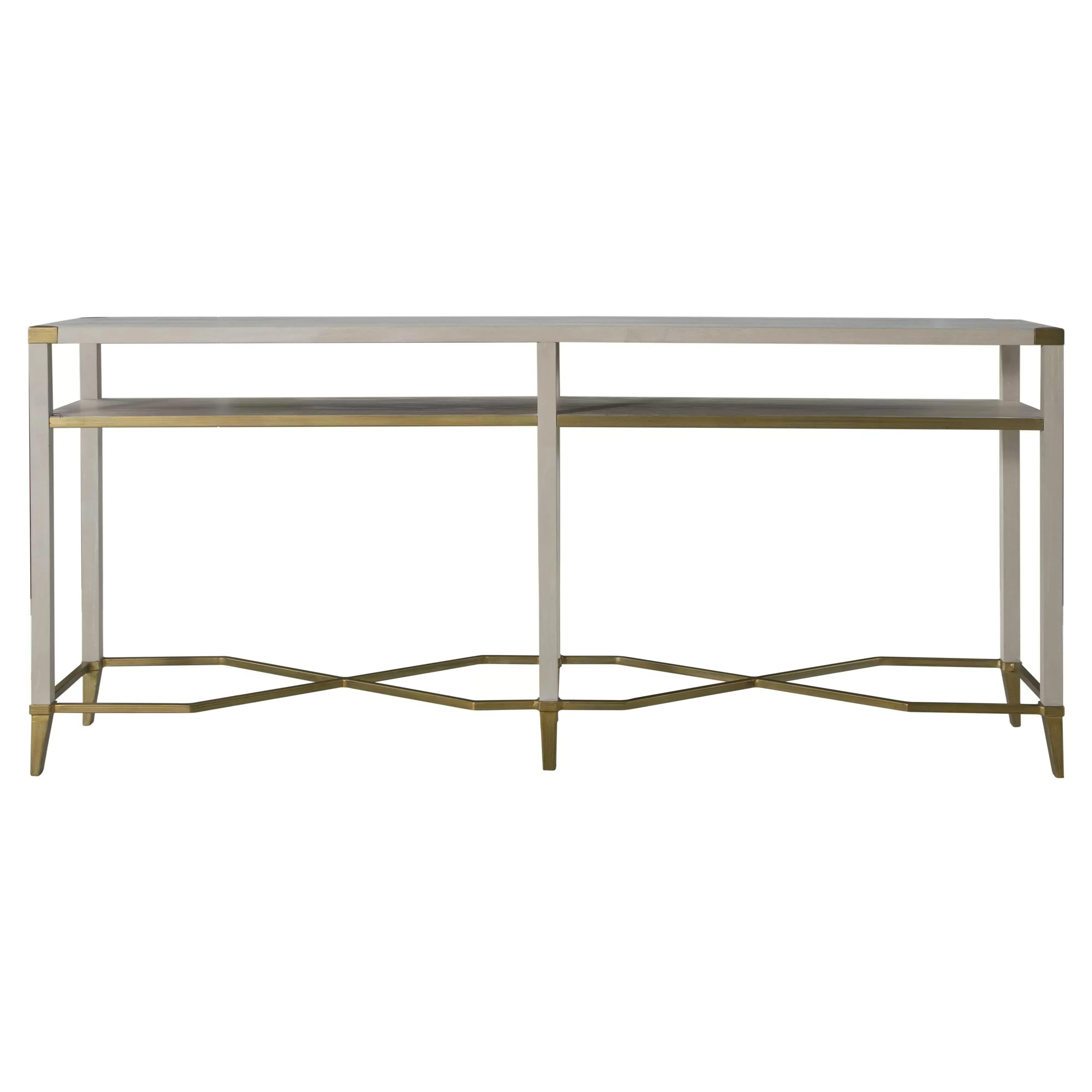 Sue Console Table - White, Oak Wood