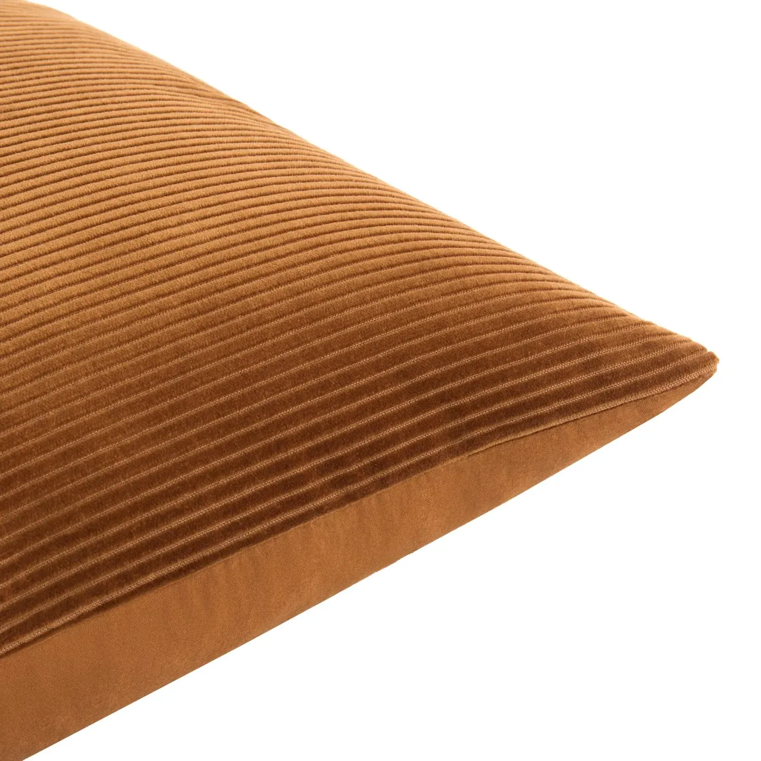 Sullie Buttoned Throw Pillow - Brown, Velvet