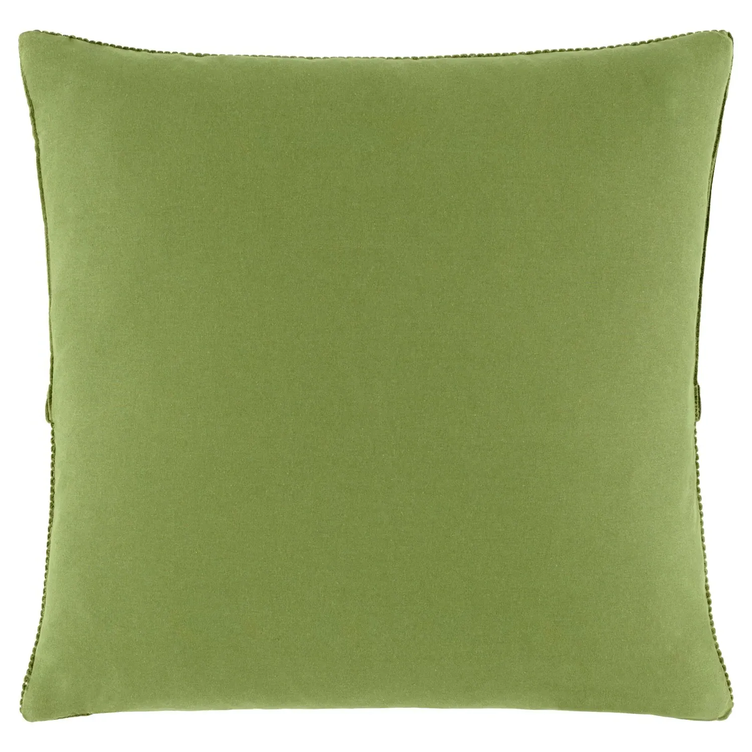 Sullie Buttoned Throw Pillow - Green, Velvet