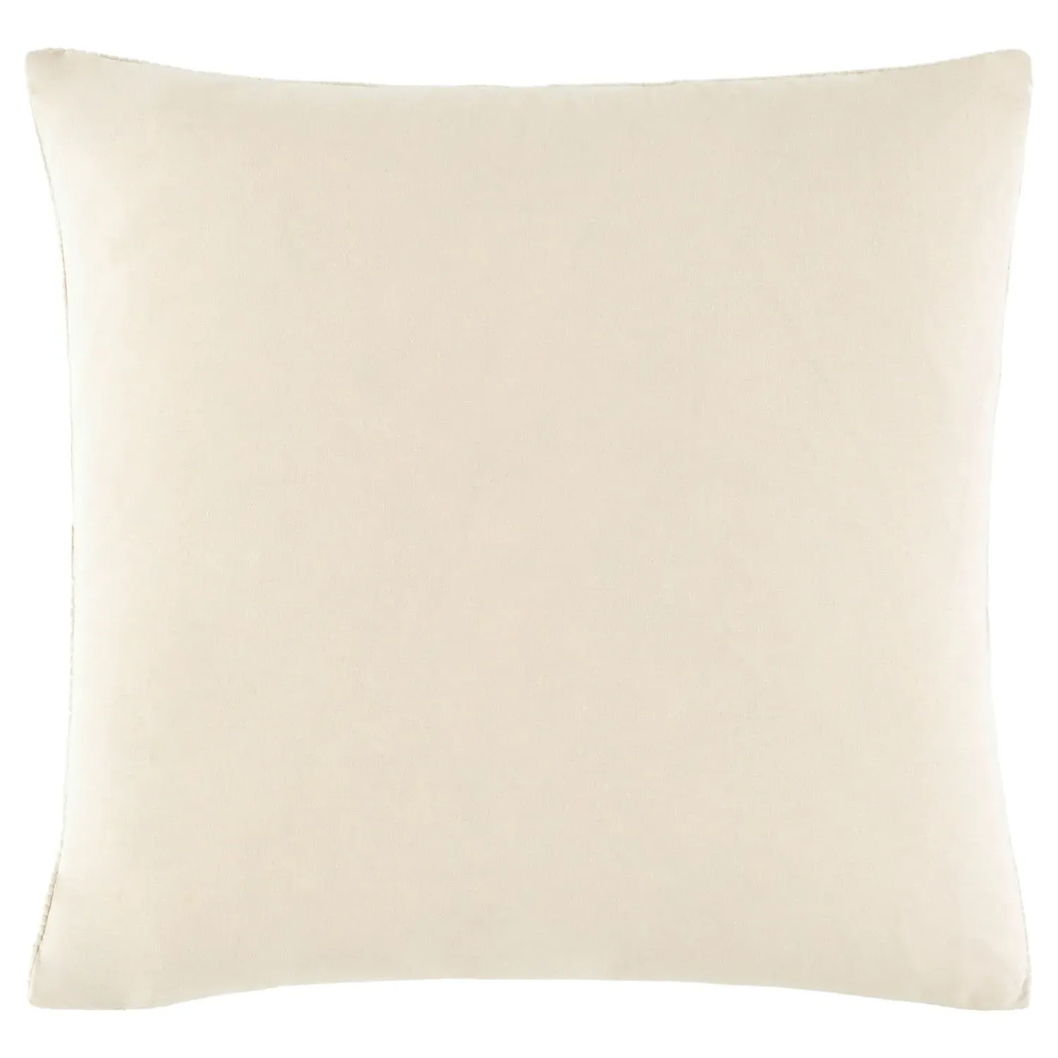 Sullie Buttoned Throw Pillow - Light Beige, Velvet