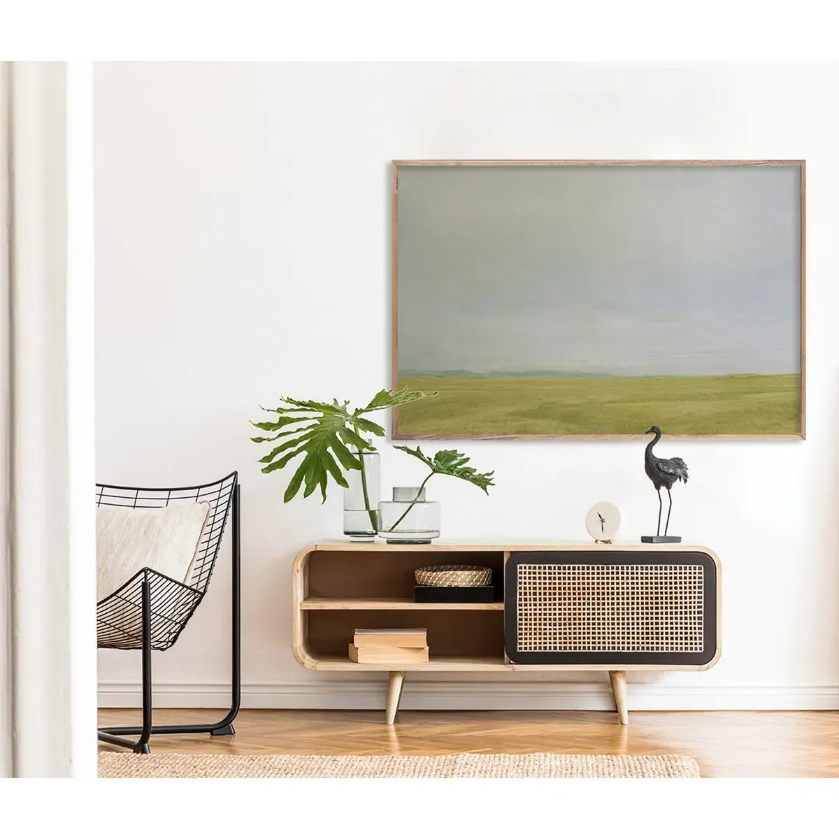 Summer Gold Photograph 45x30 - Yellow, Walnut