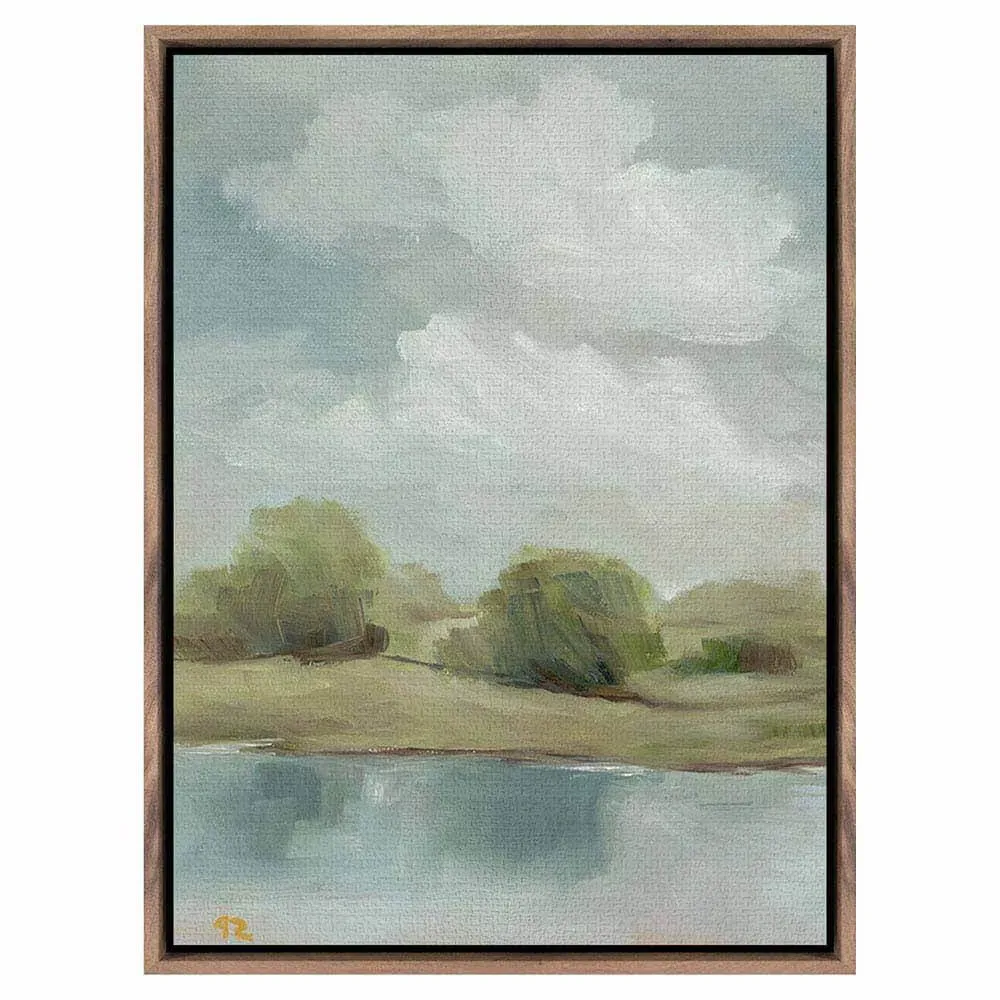 Summer in June Painting - Brown, Canvas