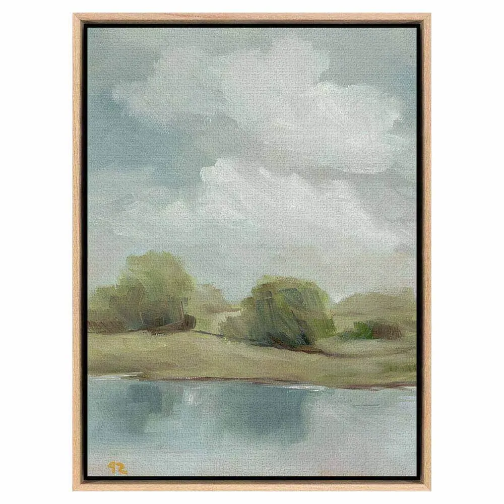 Summer in June Painting - Natural, Canvas