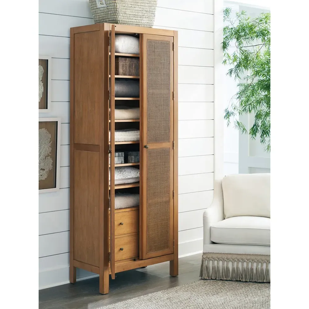 Surf Cane Cabinet - Brown, Maple Wood
