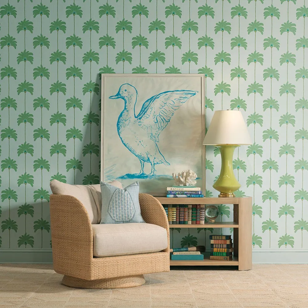 Surfside Woven Rattan Media Console - Brown, Wood