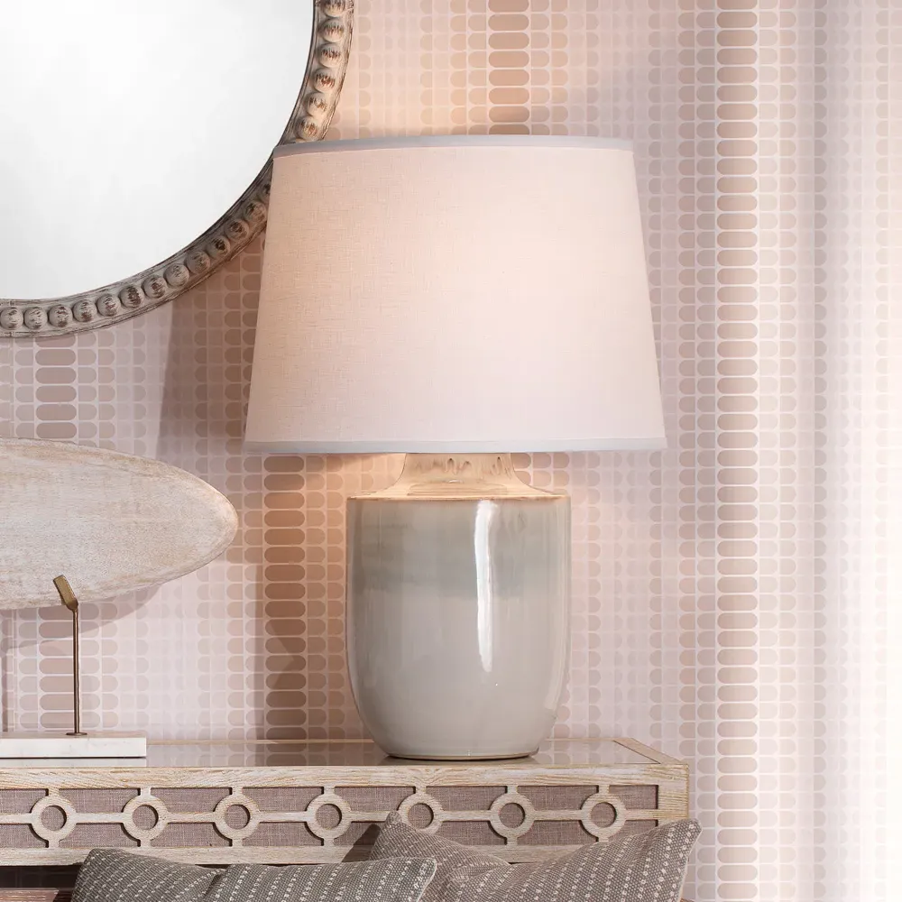 Susan Table Lamp - Beige, Ceramic