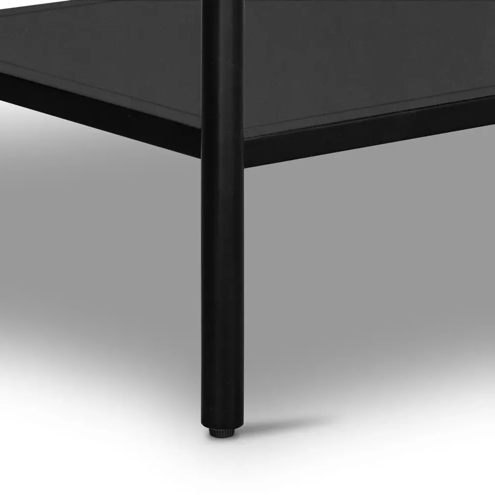 Sutton Console Table with Storage - Black, Iron