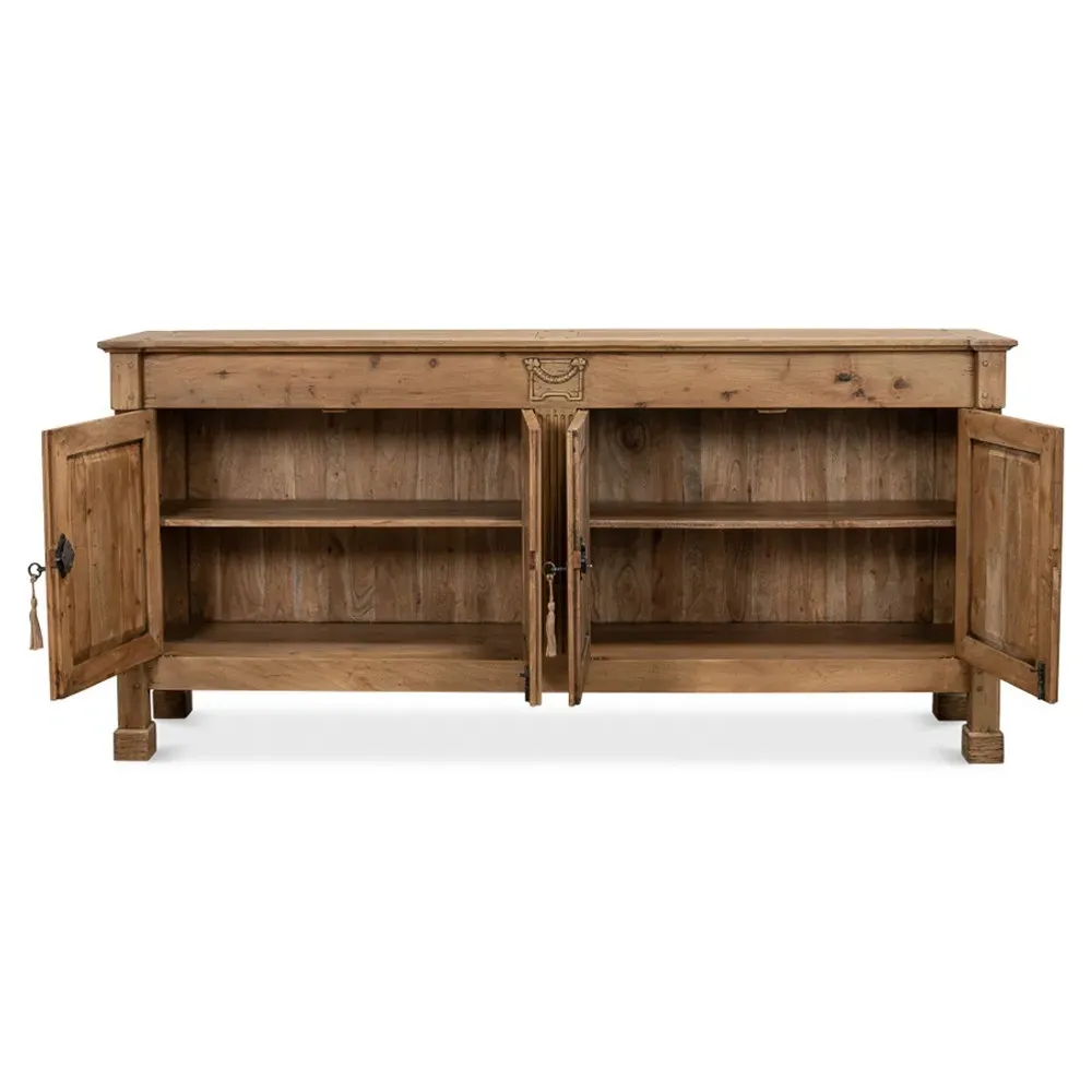 Suzane Credenza - Light Brown, Walnut