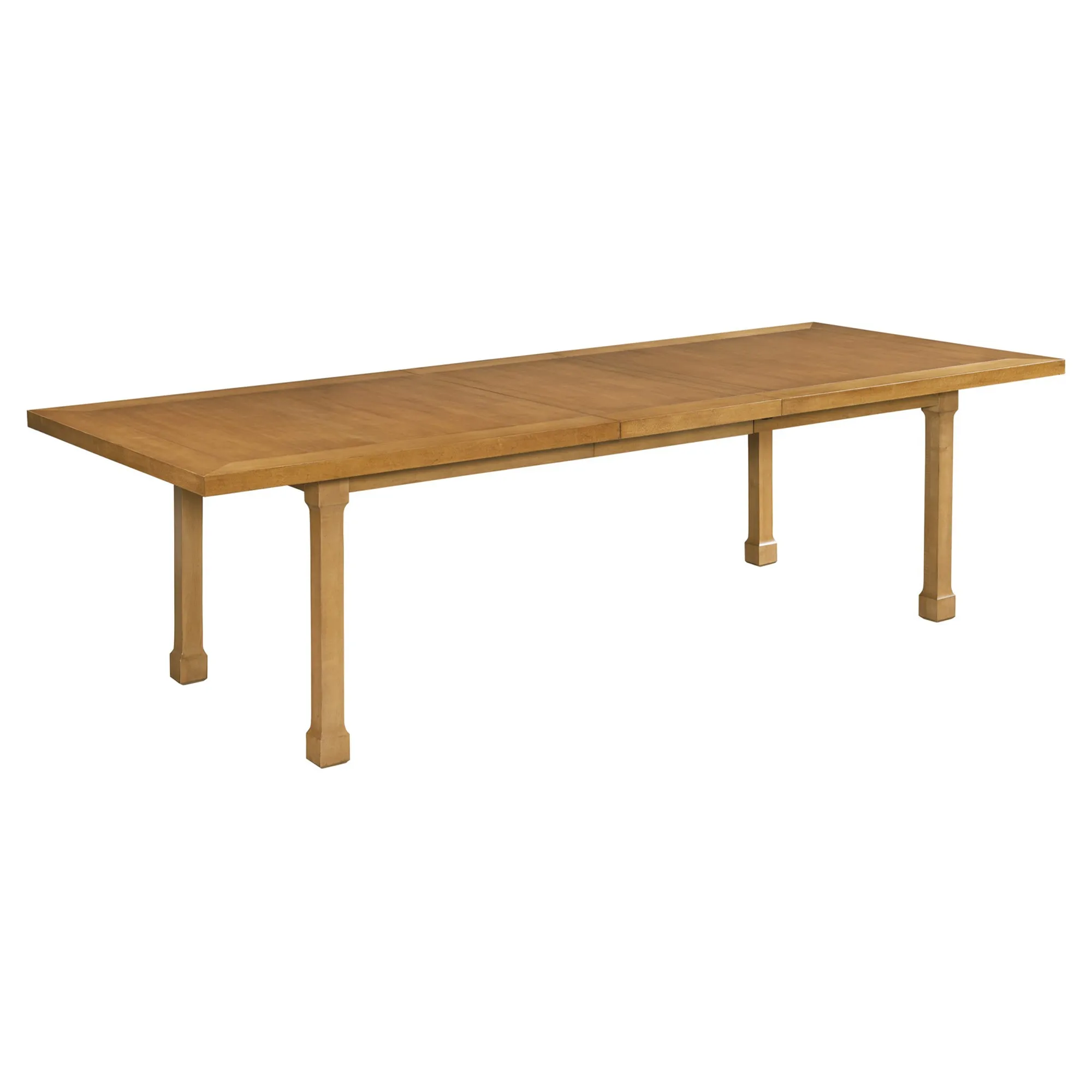 Sycamore Extendable Rectangular Dining Table - Brown, Maple