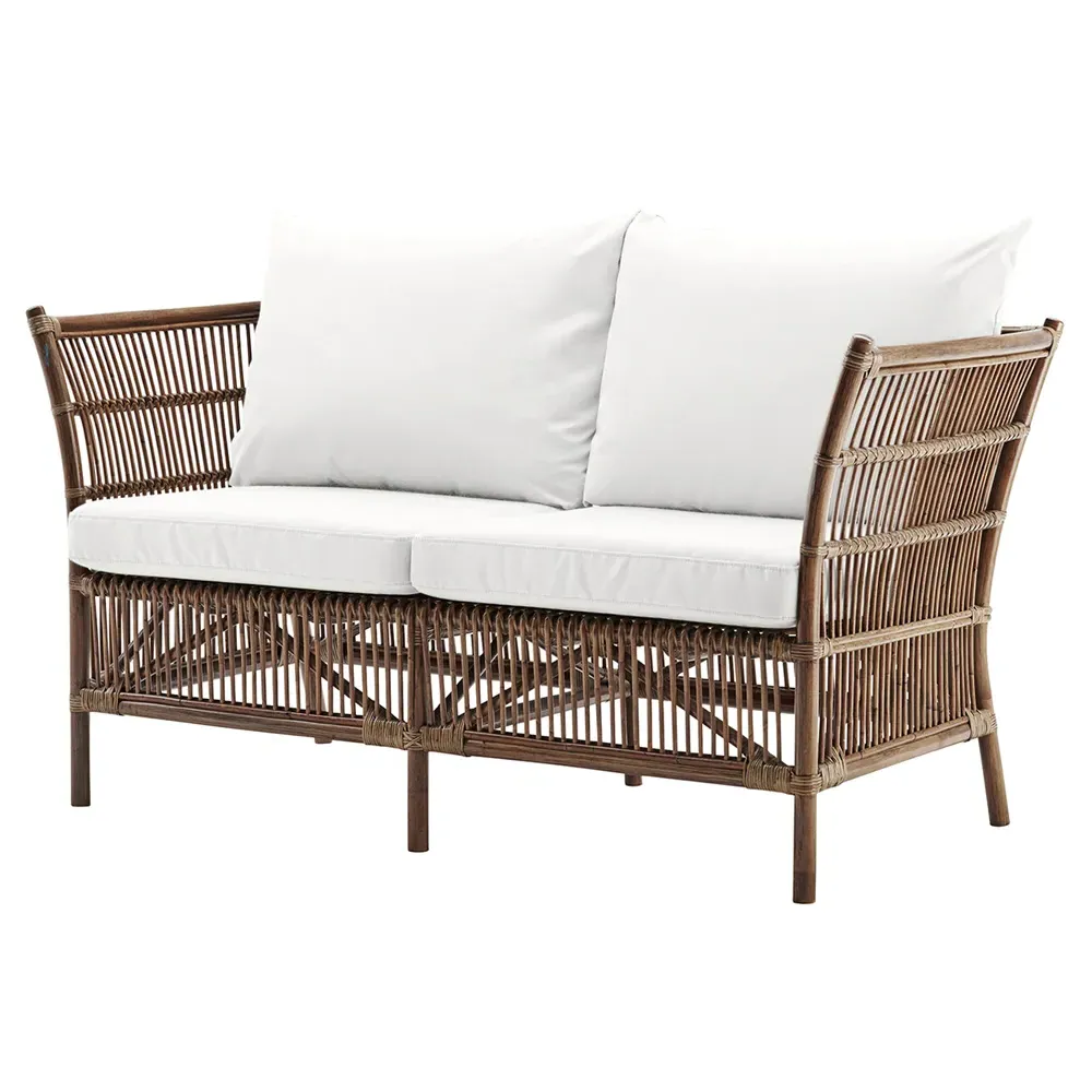 Sydney Sofa - White, Rattan image