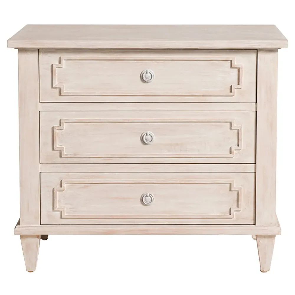 Sylvette Nightstand - Brown, Hardwood image