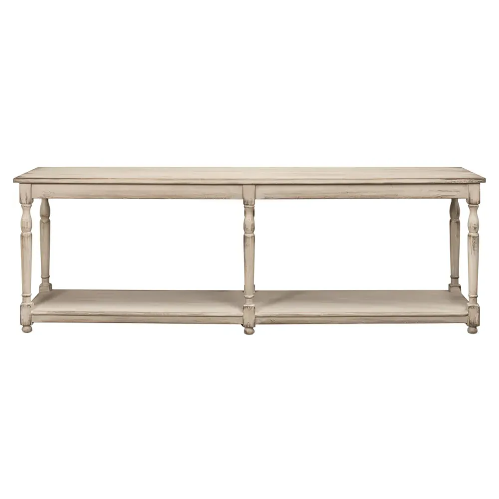 Sylvie Console Table - Grey, Reclaimed Pine image