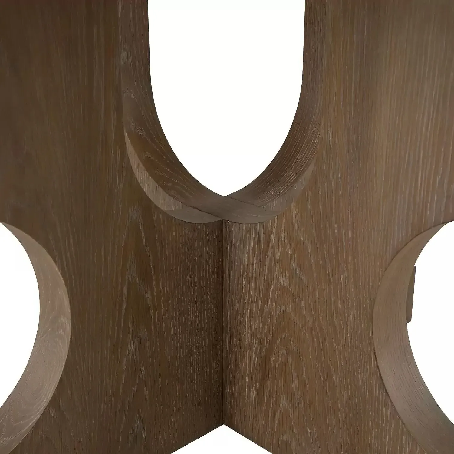 Sylvie Round Dining Table - Brown, Oak