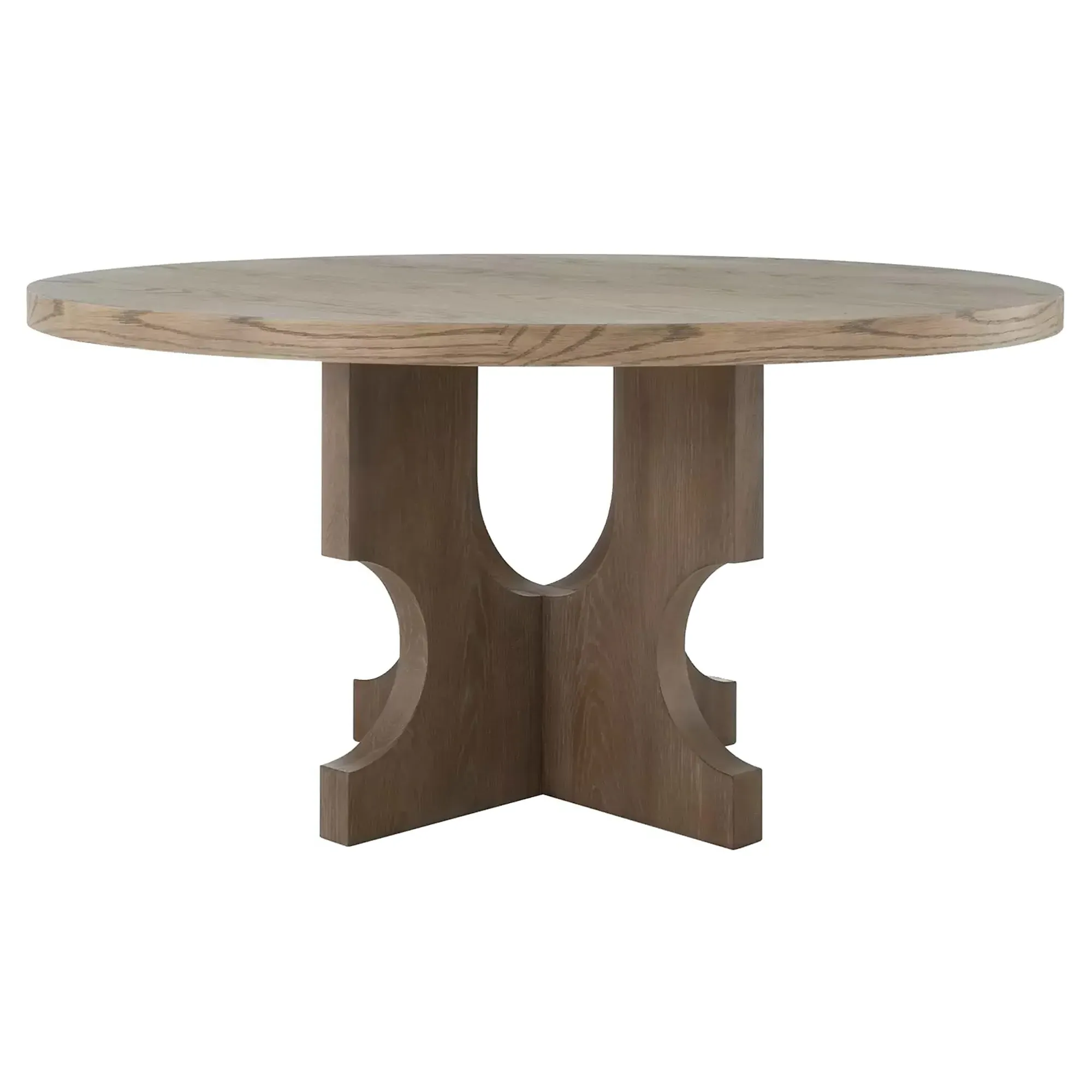 Sylvie Round Dining Table - Brown, Oak image